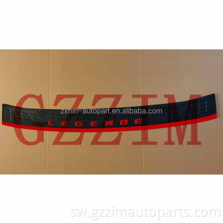 ABS Plastiki nyuma bumper sahani nyuma bumper linda sahani kwa fort*ner 2012-2016 2021